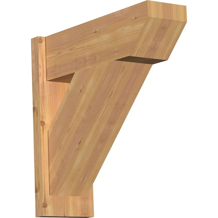 Ekena Millwork Traditional Slat Smooth Outlooker, Western Red Cedar, 7 1/2"W x 22"D x 22"H OUT08X22X22TRA06SWR
